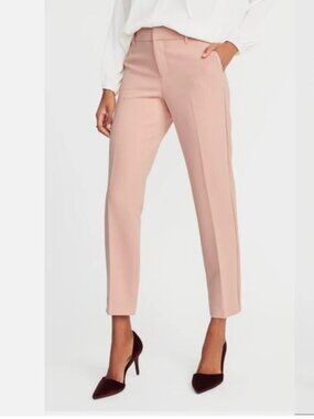 NWT Old Navy 2015 Discontinued Mid-rise Harper Ankle Pants Casual Pink 0 XSmall